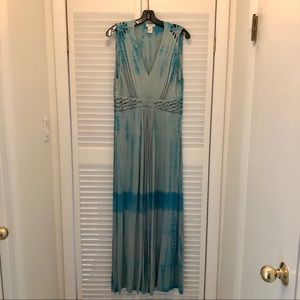 Jersey Sundance Maxi Sleeveless Dress, Large